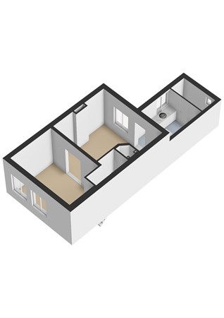 Floorplan - Palmstraat 33BS, 3572 TB Utrecht